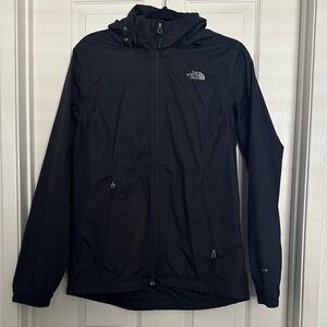 The North Face Black Hooded Packable Jacket